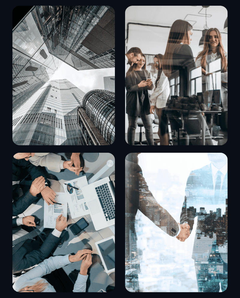 Cuatro fotos negociación tour ejecutivo